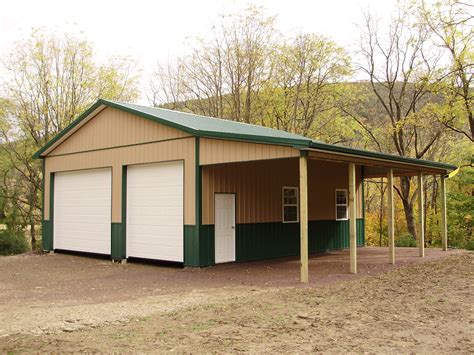 Pioneer pole buildings - Building has (1) 12’ Long, 16’ High Section. #commercial #residential #home #garage #pole #building #clay #ivy #pioneer. This building is customized, for an exact construction cost and any questions about this pole building, please contact our Sales Department at: 1-888-448-2505 Ext. 136. Request A Free Quote Today!